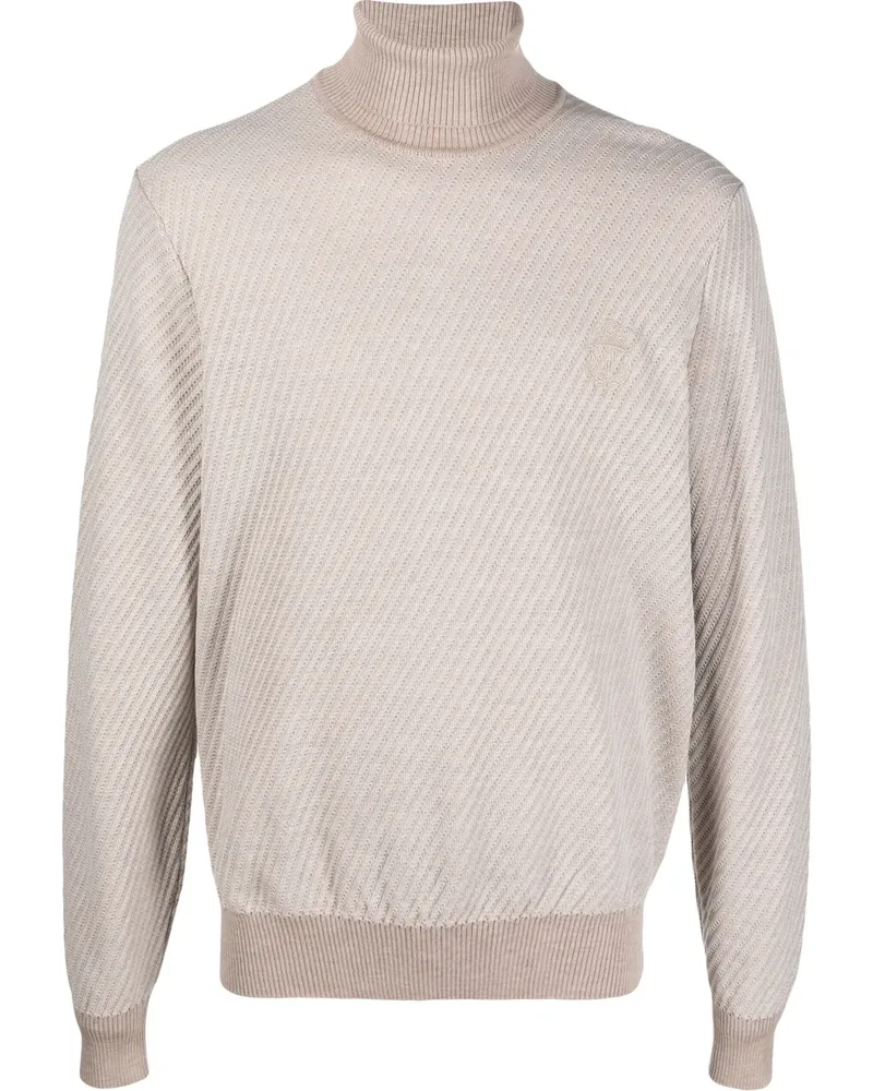 Billionaire Gestrickter Rollkragenpullover - Nude Nude