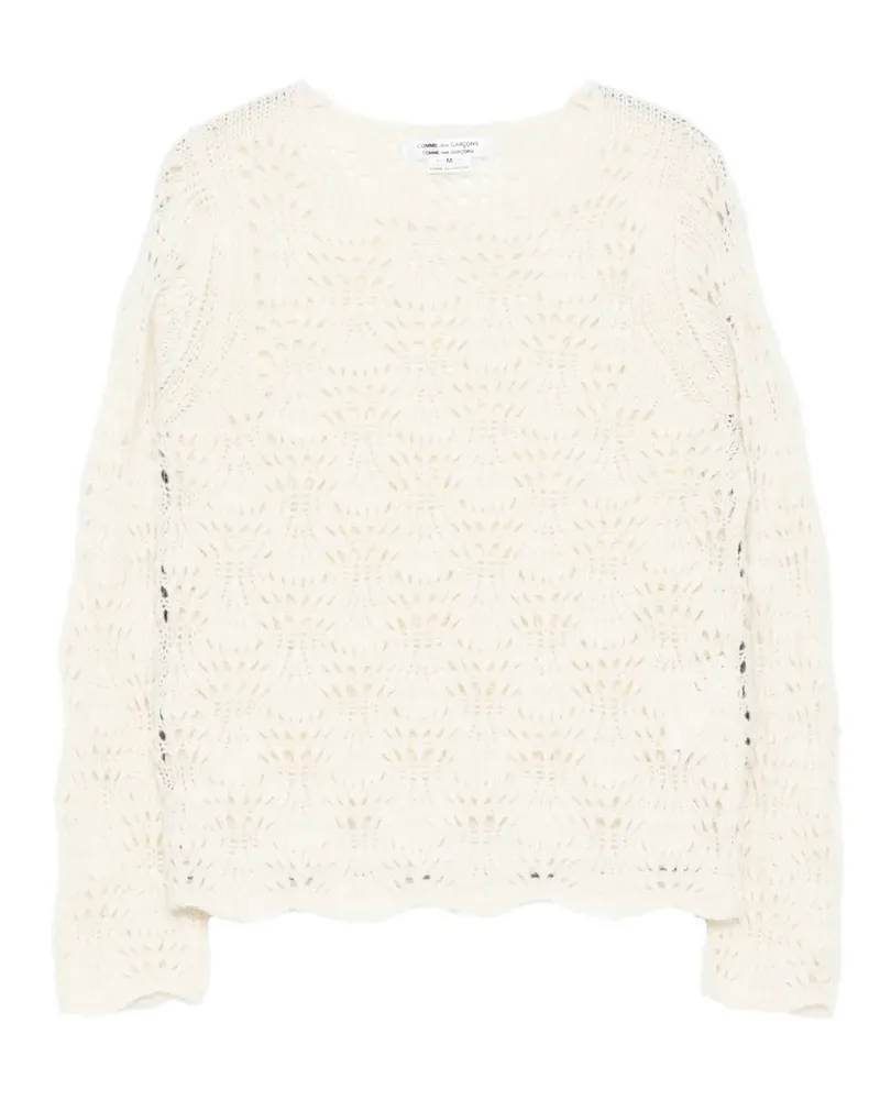 Comme des Garçons Gestricktes Oberteil - Nude Nude