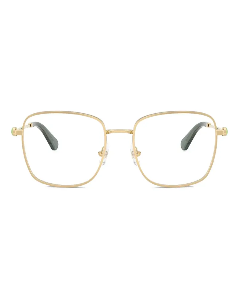 Swarovski Brille mit eckigem Gestell - Gold Gold
