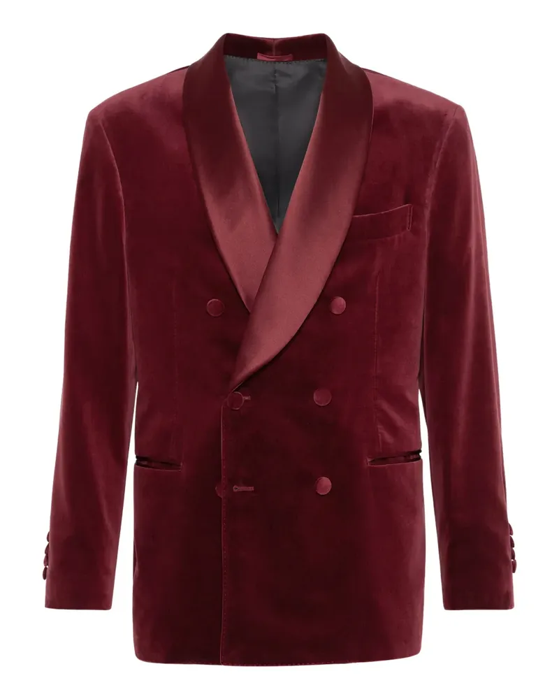 Brunello Cucinelli Sakko aus Samt - Rot Rot