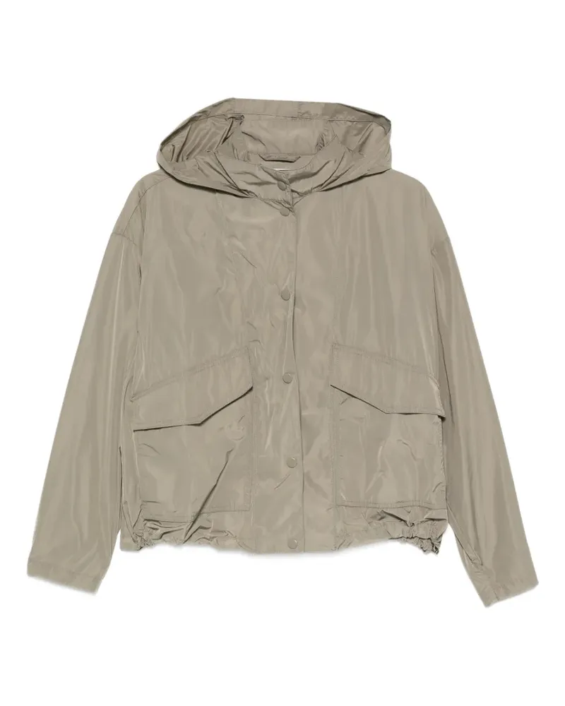 Pennyblack hooded flap-pocket jacket - Grün Grün