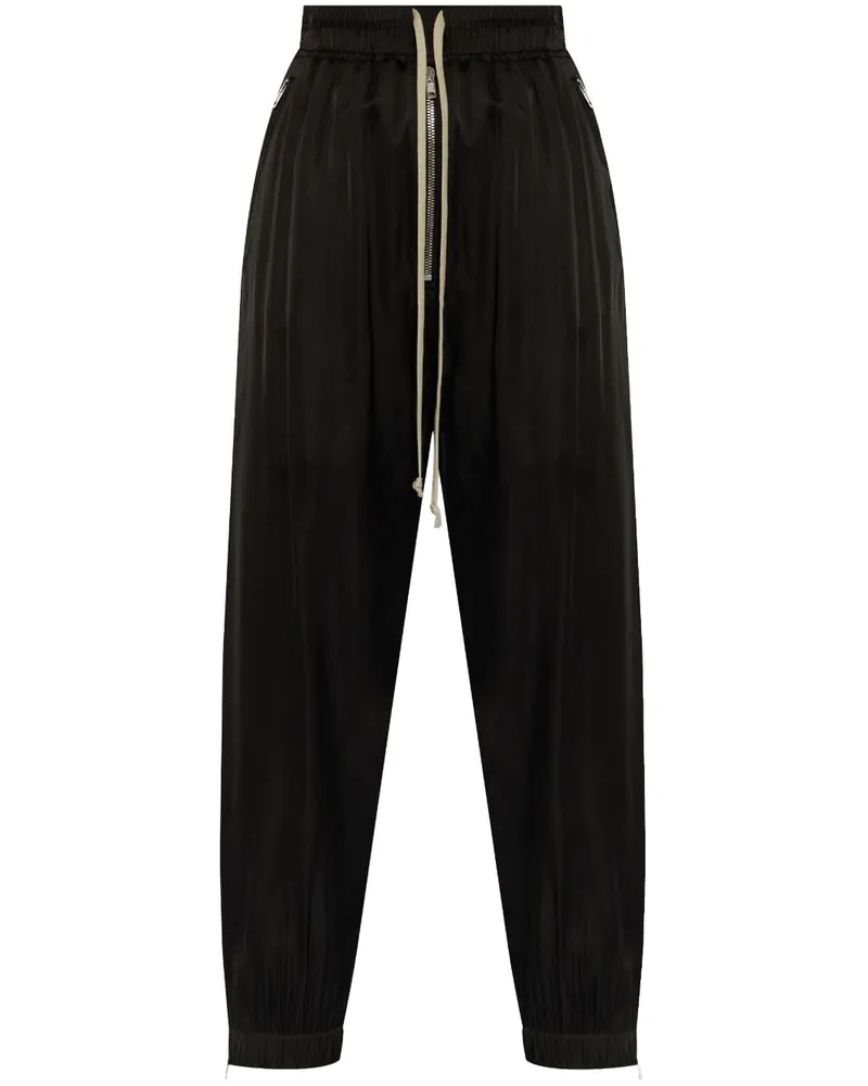 Rick Owens Hose aus Satin - Schwarz Schwarz