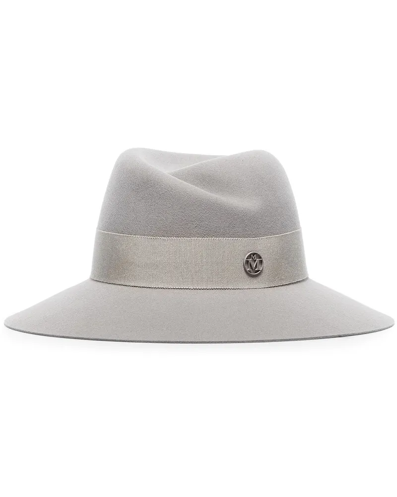 Maison Michel Virginie Fedora aus Filz - Grau Grau