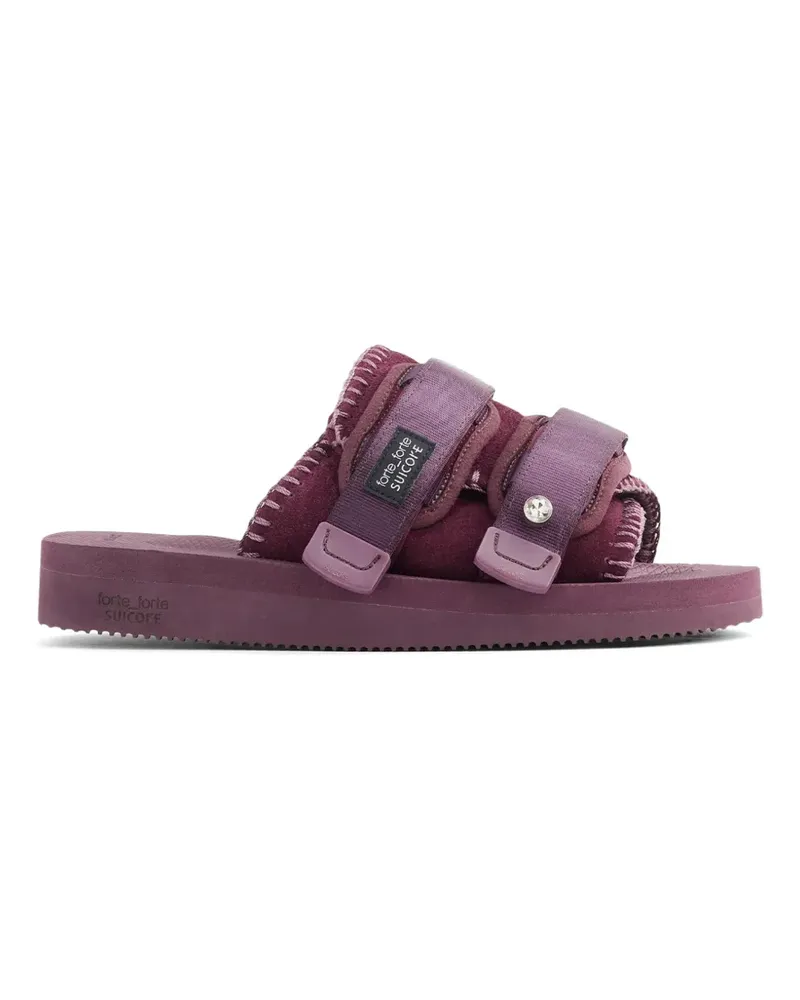forte_forte Suicoke Sandalen mit doppeltem Riemen - Violett Violett