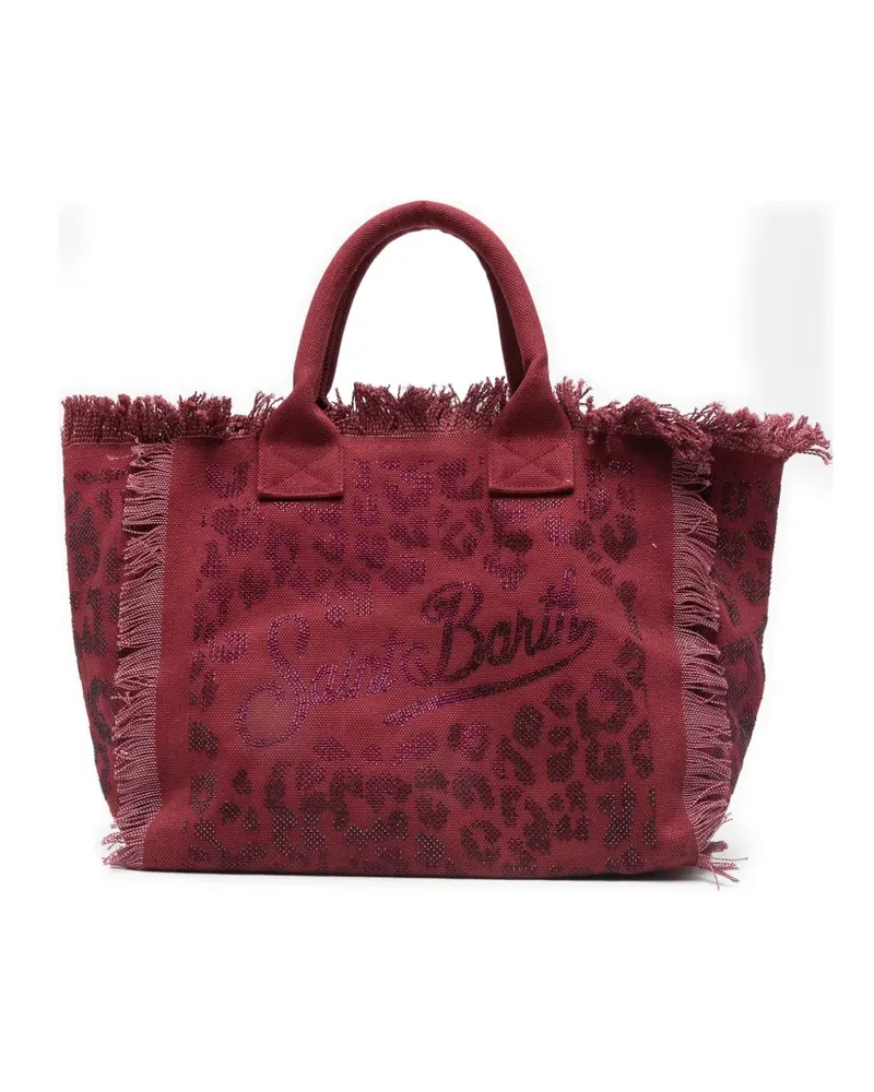 MC2 Saint Barth Vanity leopard-print tote bag - Rot Rot
