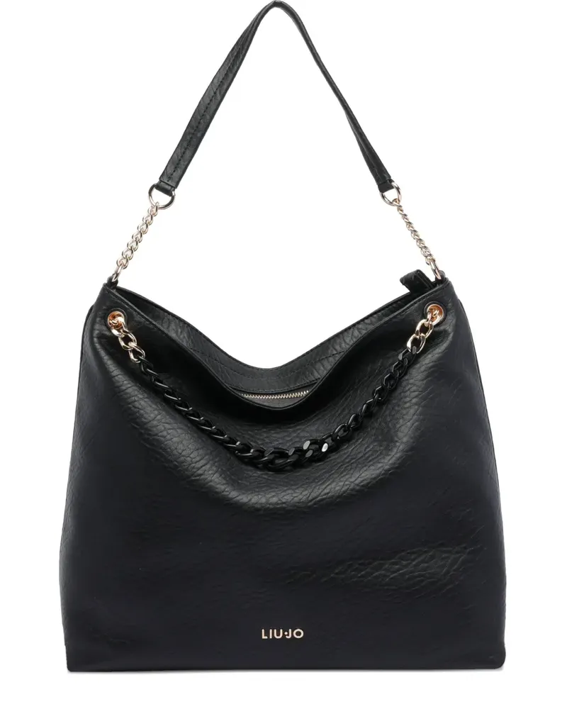 Liu Jo Tote Bag mit Kettenriemen - Schwarz Schwarz