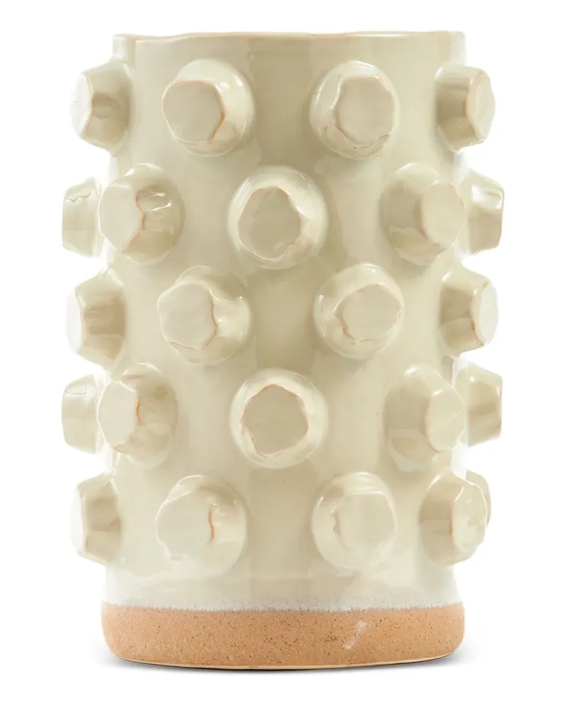 POLSPOTTEN Strukturierte Keramikvase - Nude Nude