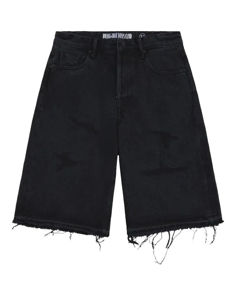 Billionaire Boys Club Evo cutoff denim shorts - Schwarz Schwarz