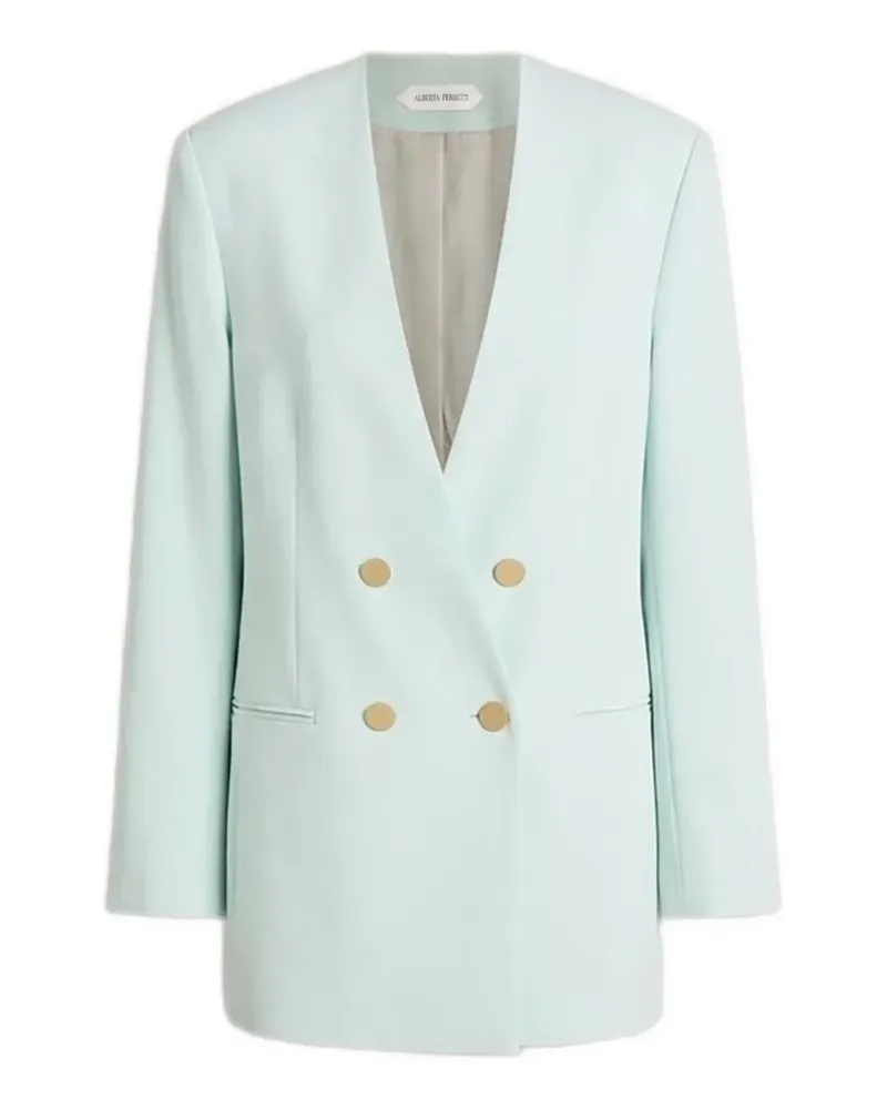 Alberta Ferretti double-breasted blazer - Blau Blau
