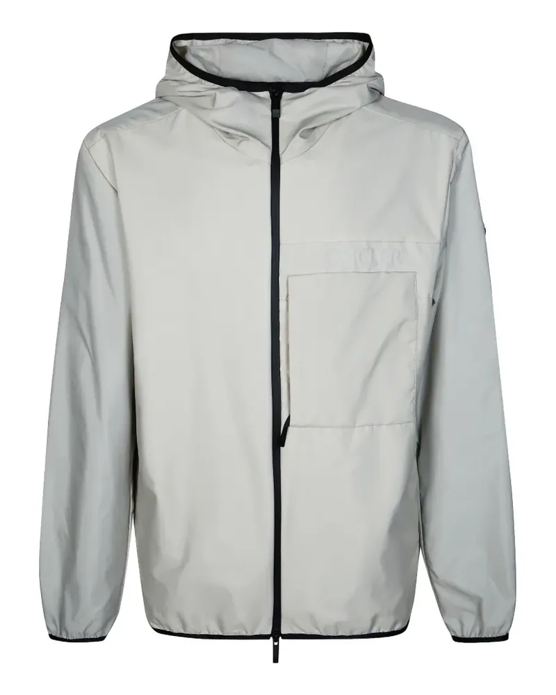 Moncler Fonteghi Jacke mit Logo - Grau Grau