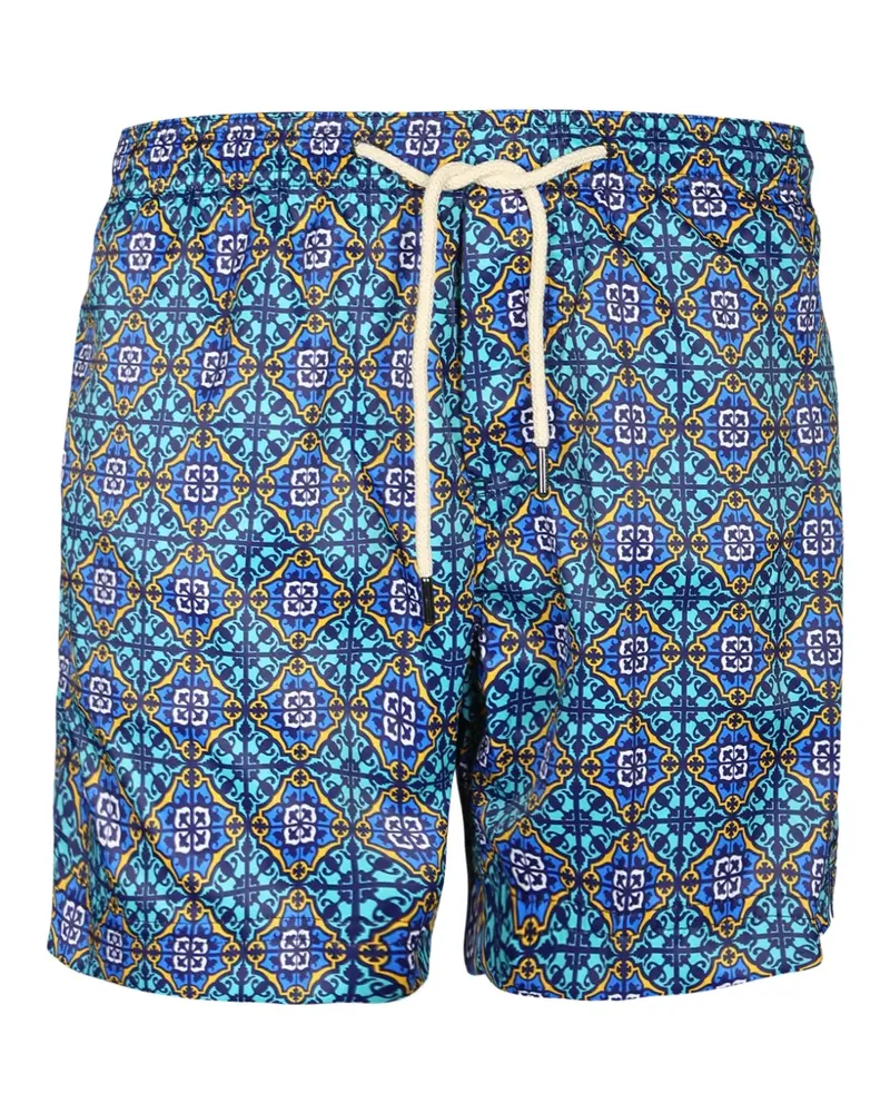 PENINSULA Panarea printed drawstring swim shorts - Blau Blau