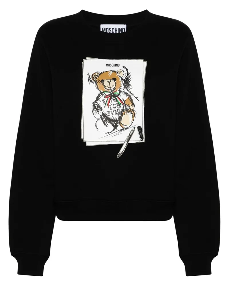 Moschino You Can't be Serious Sweatshirt - Schwarz Schwarz