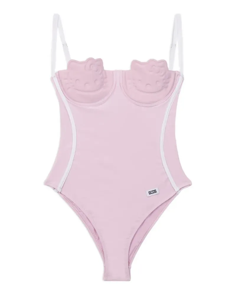 GCDS Hello Kitty Badeanzug - Rosa Rosa