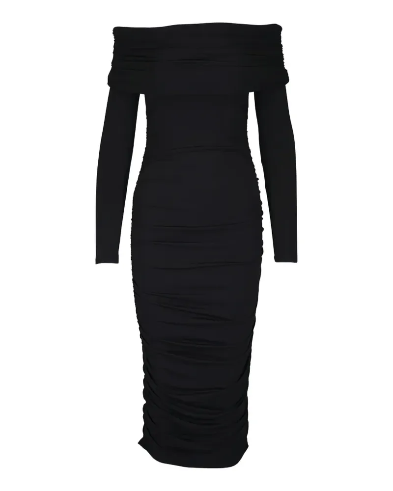 Veronica Beard Tinette off-shoulder midi dress - Schwarz Schwarz