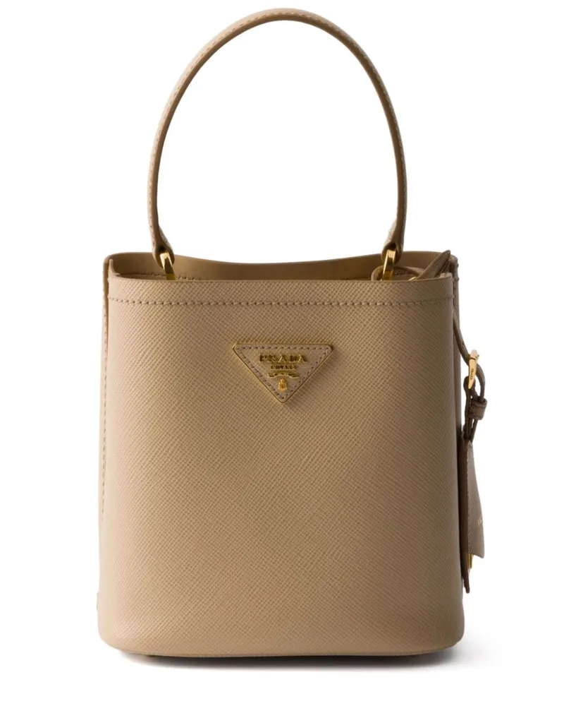 Prada Panier Mini-Tasche - Nude Nude