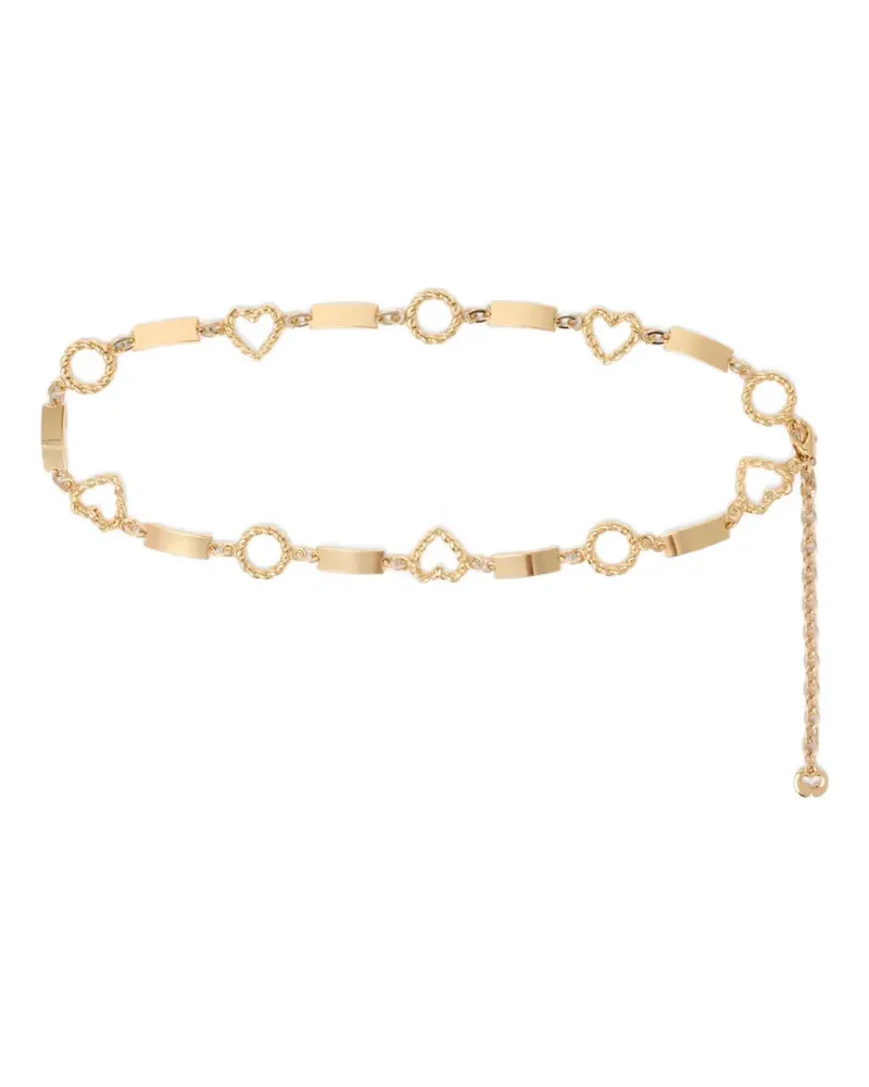 Maje Kettengürtel mit Herzdetail - Gold Gold