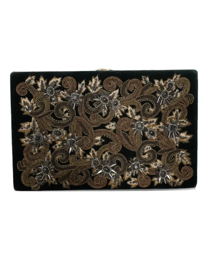 Dolce & Gabbana Bestickte Clutch - Grün Grün