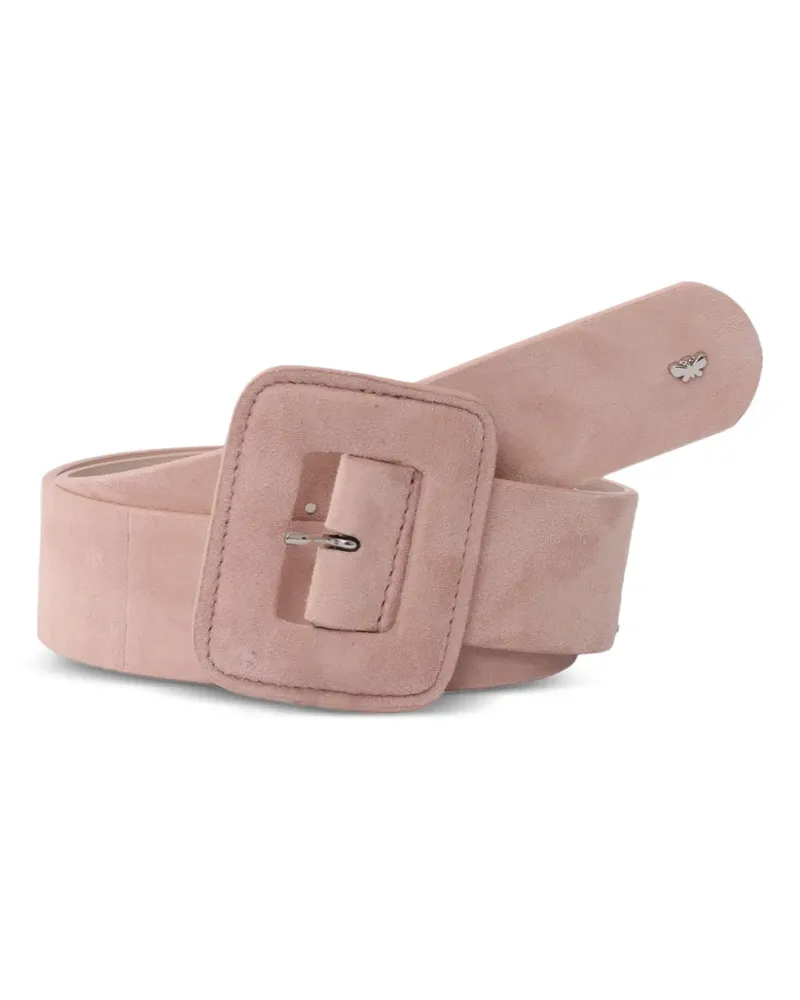 Max Mara Brio Gürtel mit eckiger Schnalle - Rosa Rosa