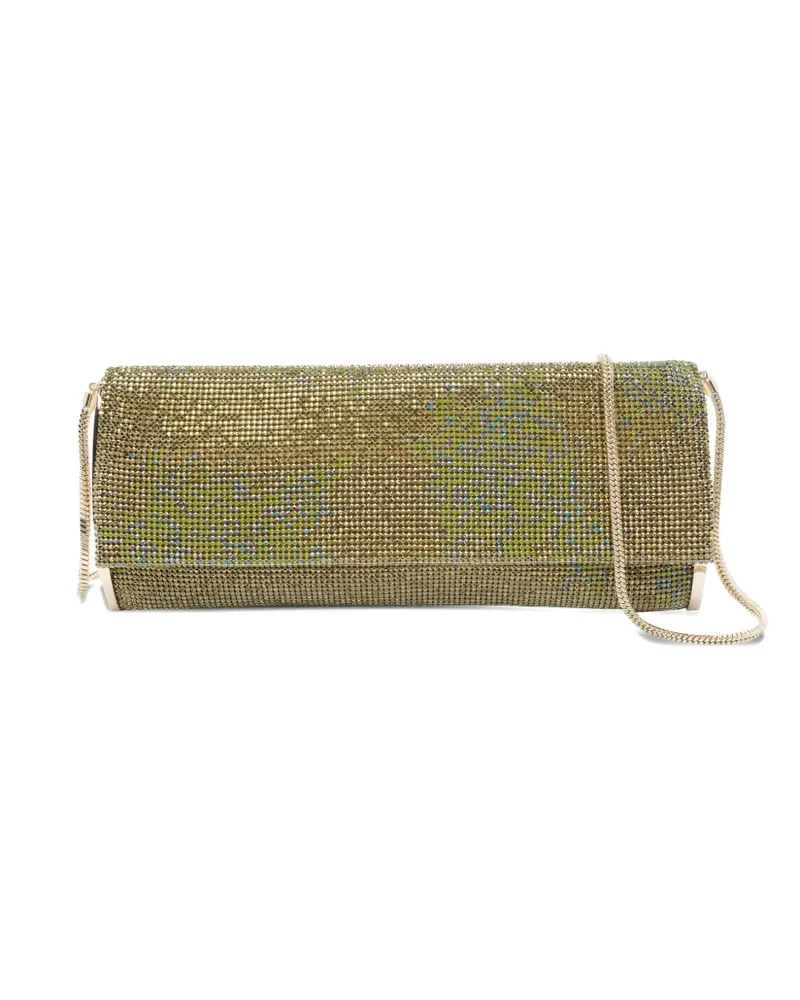 Benedetta Bruzziches Schultertasche mit Kristallen - Grün Grün