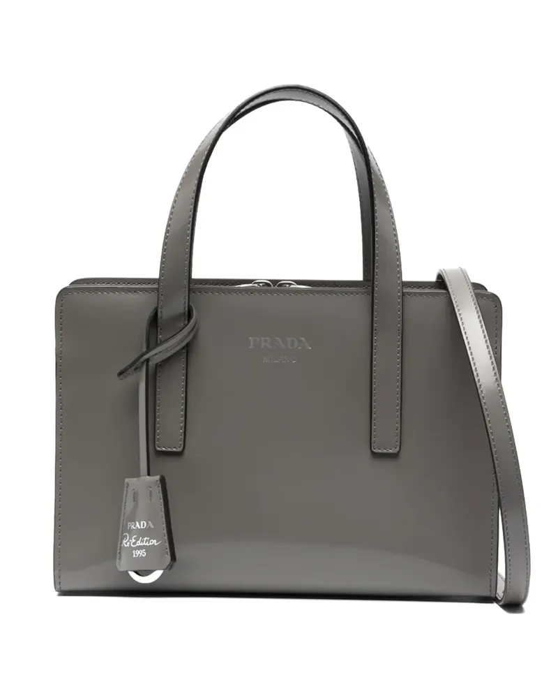 Prada Mini Re-Edition 1995 Tote Bag - Grau Grau