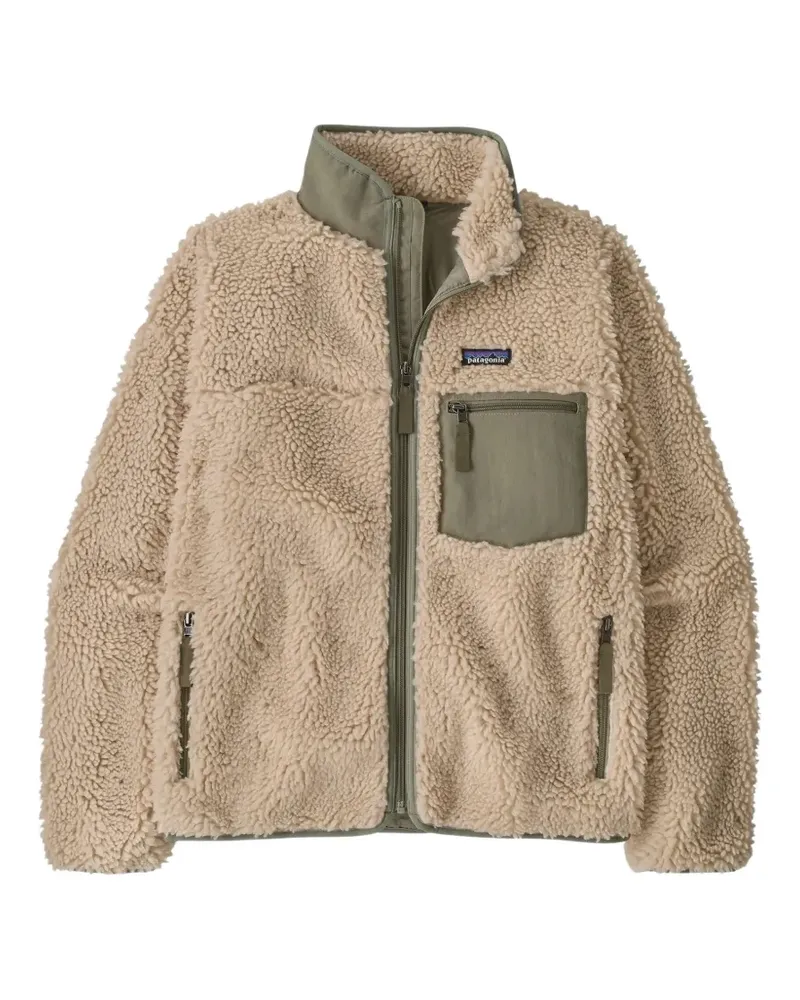 Patagonia Classic Retro-X fleece bomber jacket - Nude Nude