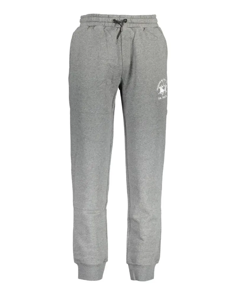 La Martina logo-print track pants - Grau Grau