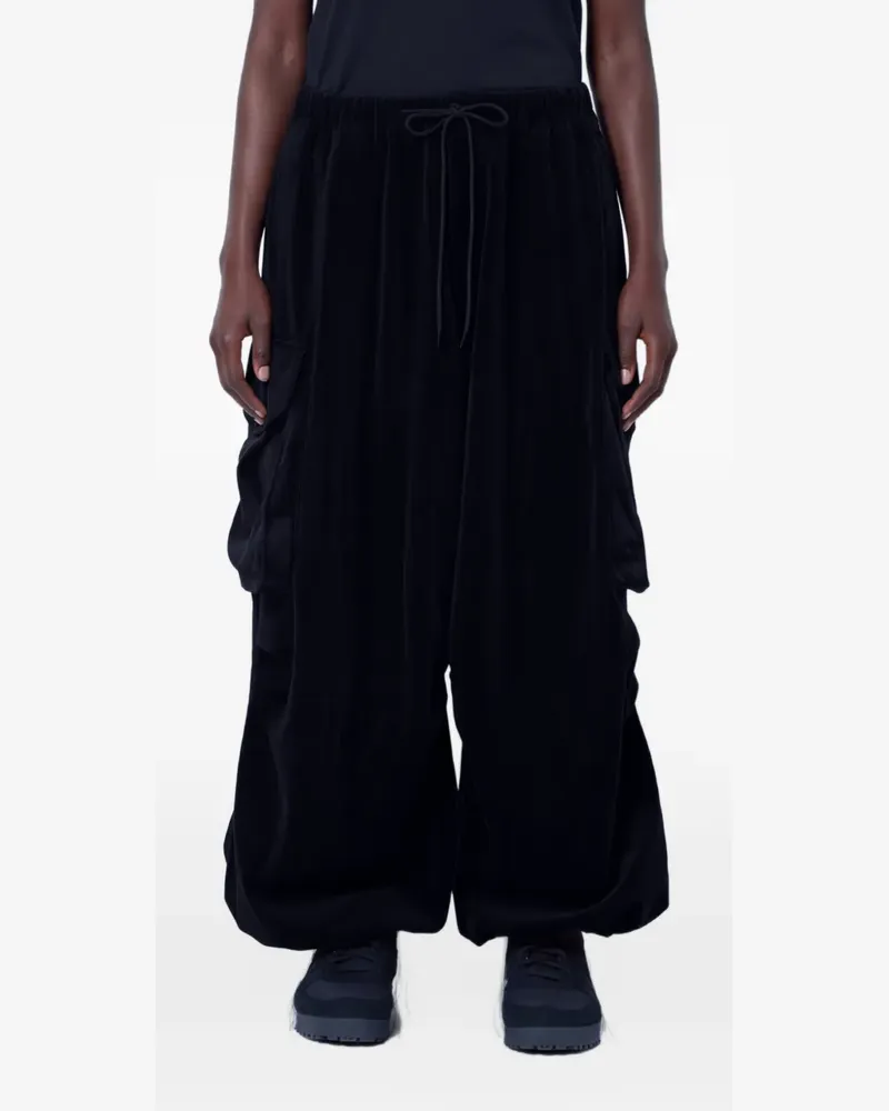 adidas Y-3 velvet corduroy cargo pants - Schwarz Schwarz