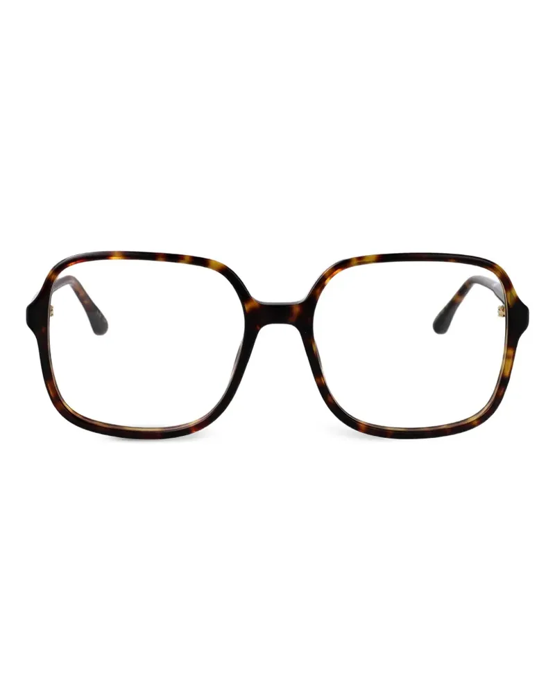 Isabel Marant Brille mit geometrischem Gestell - Braun Braun