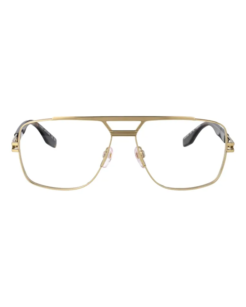 Marc Jacobs Brille mit eckigem Gestell - Gold Gold