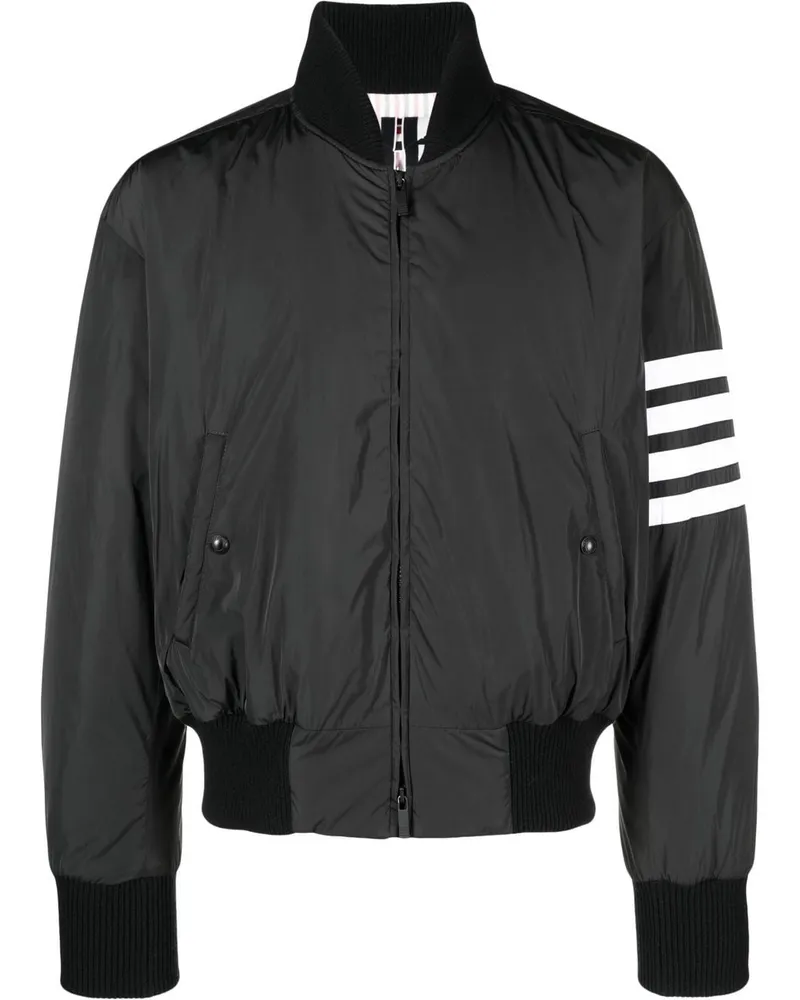 Thom Browne Bomberjacke mit Streifen - Grau Grau