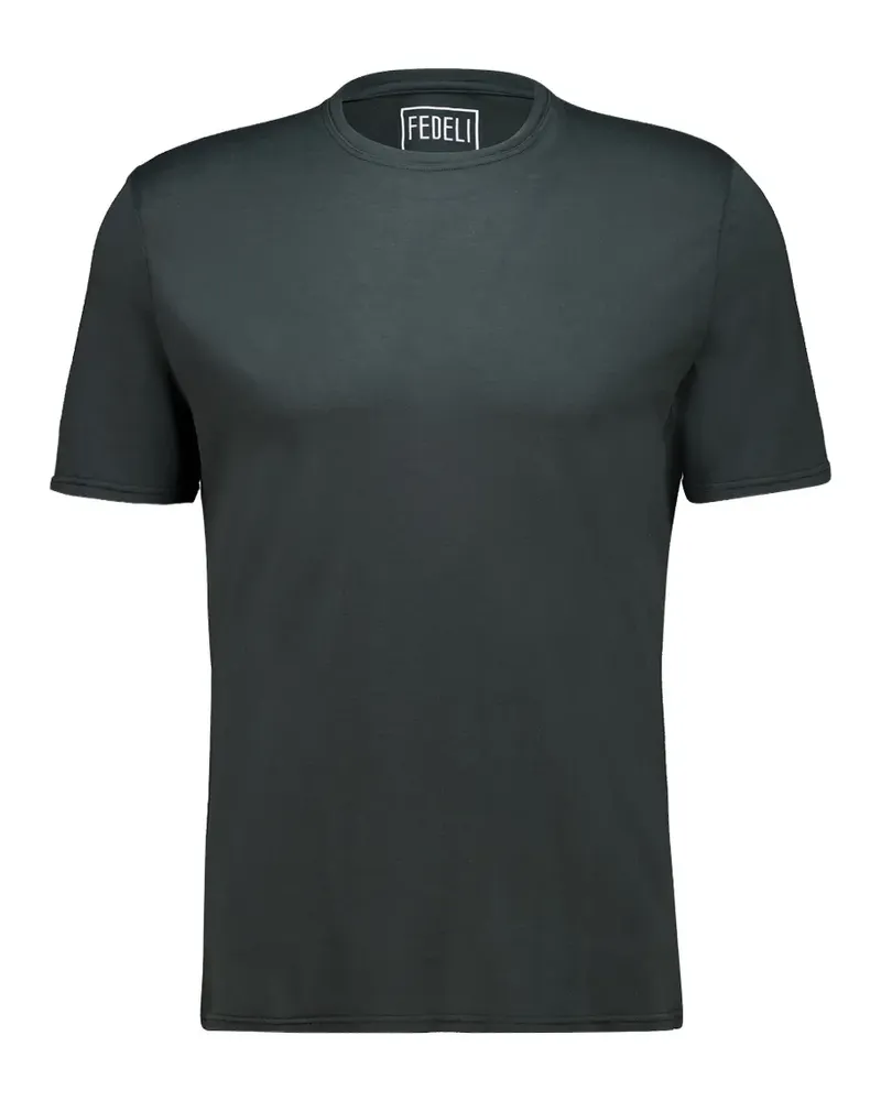 Fedeli knitted T-shirt - Grün Grün