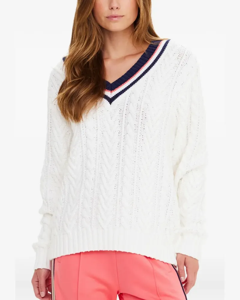 The Upside Espada Louie Pullover mit V-Ausschnitt - Nude Nude