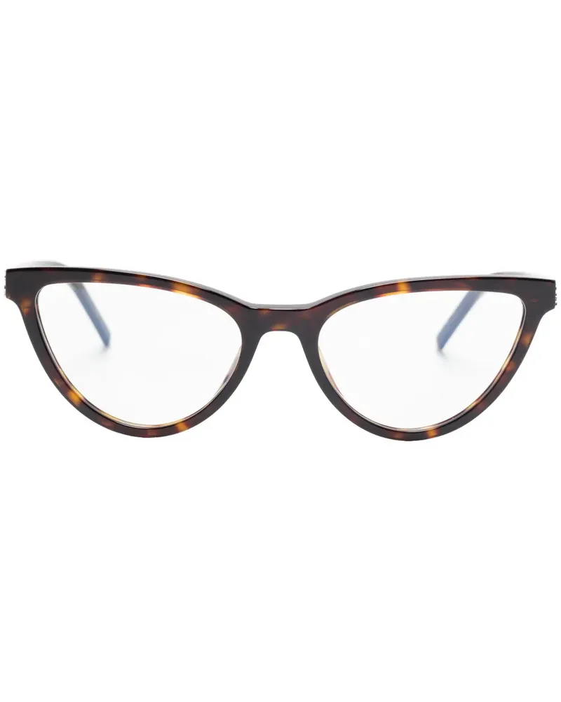 Saint Laurent Cat-Eye-Brille - Braun Braun