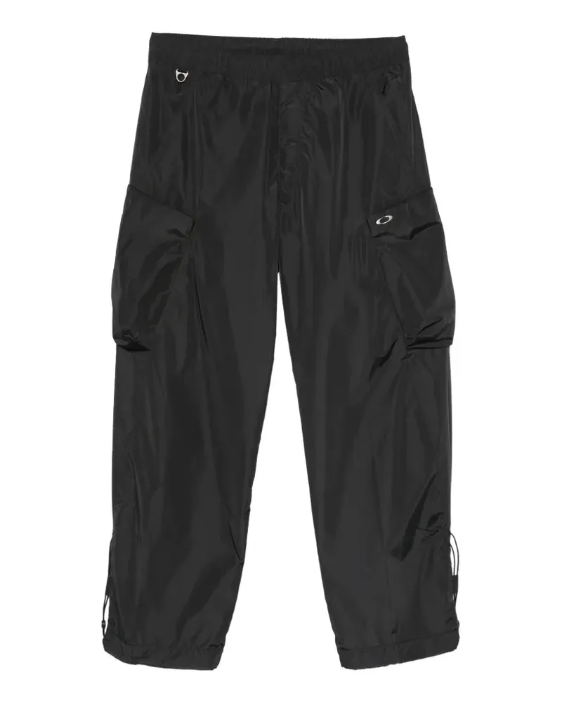 Oakley cargo-pocket drawstring trousers - Schwarz Schwarz