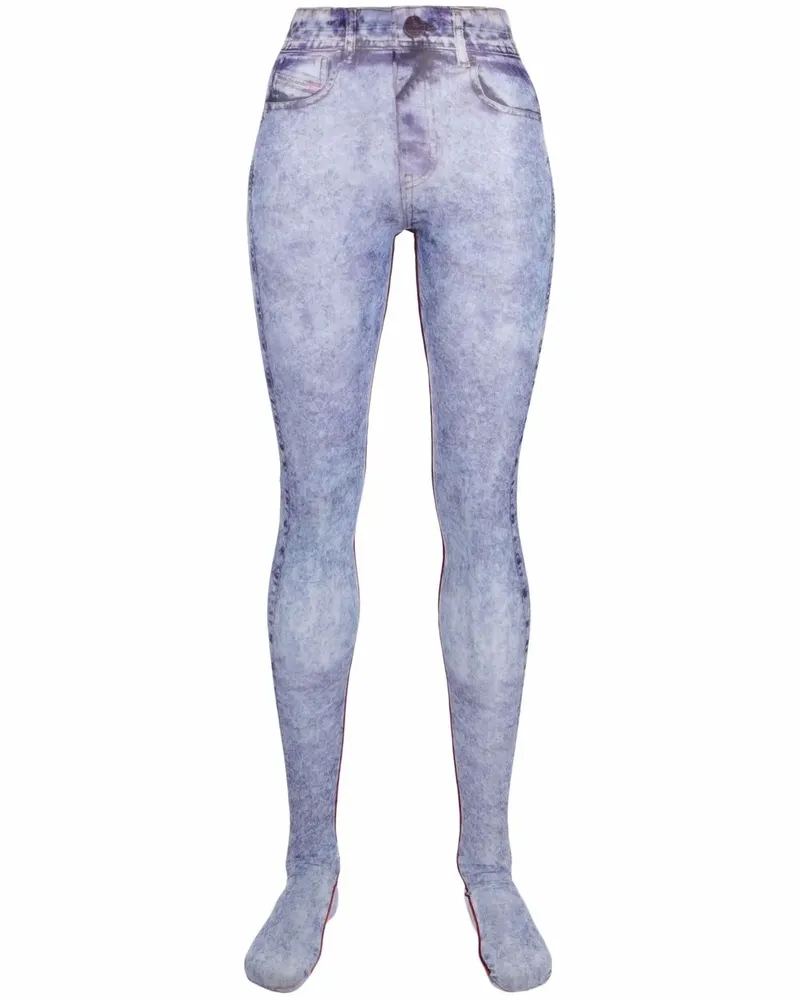 Diesel Klassische Leggings - Blau Blau