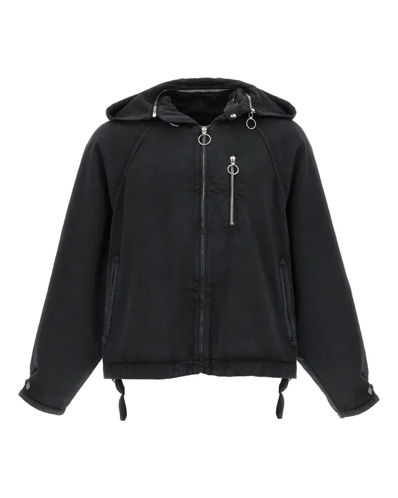 Namacheko Midia aged-effect jacket - Schwarz Schwarz