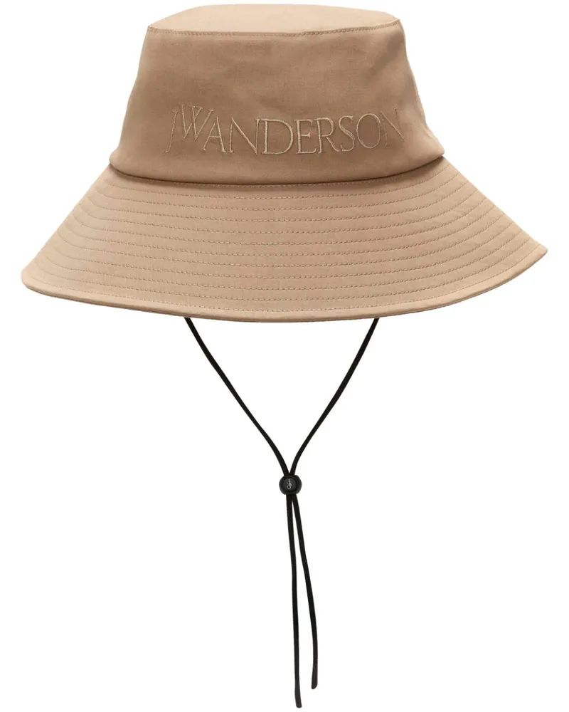 J.W.Anderson Fischerhut mit Logo-Stickerei - Nude Nude