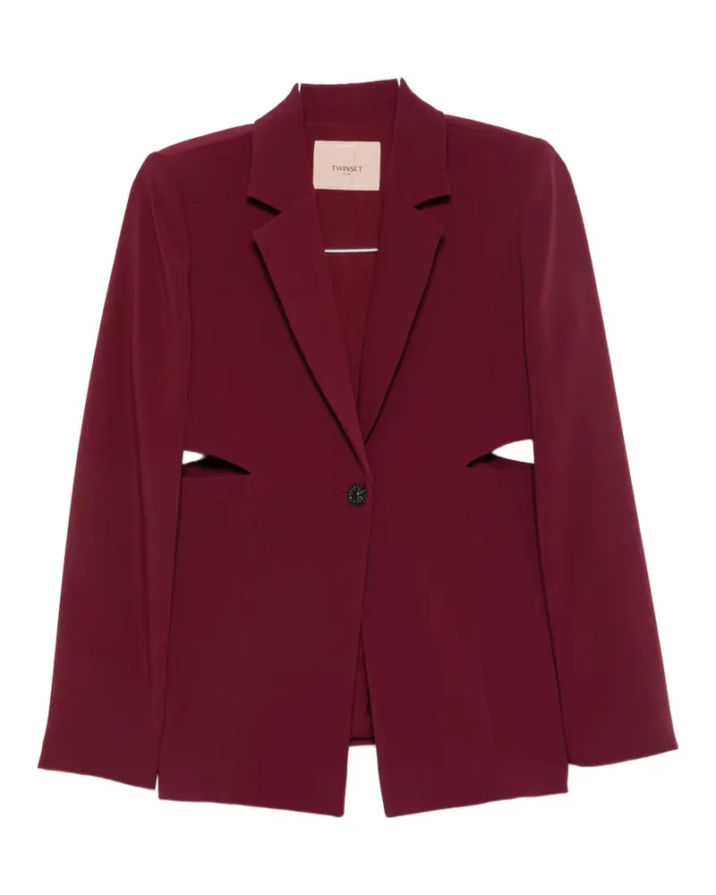 Twin-Set Einreihiger Blazer - Rot Rot