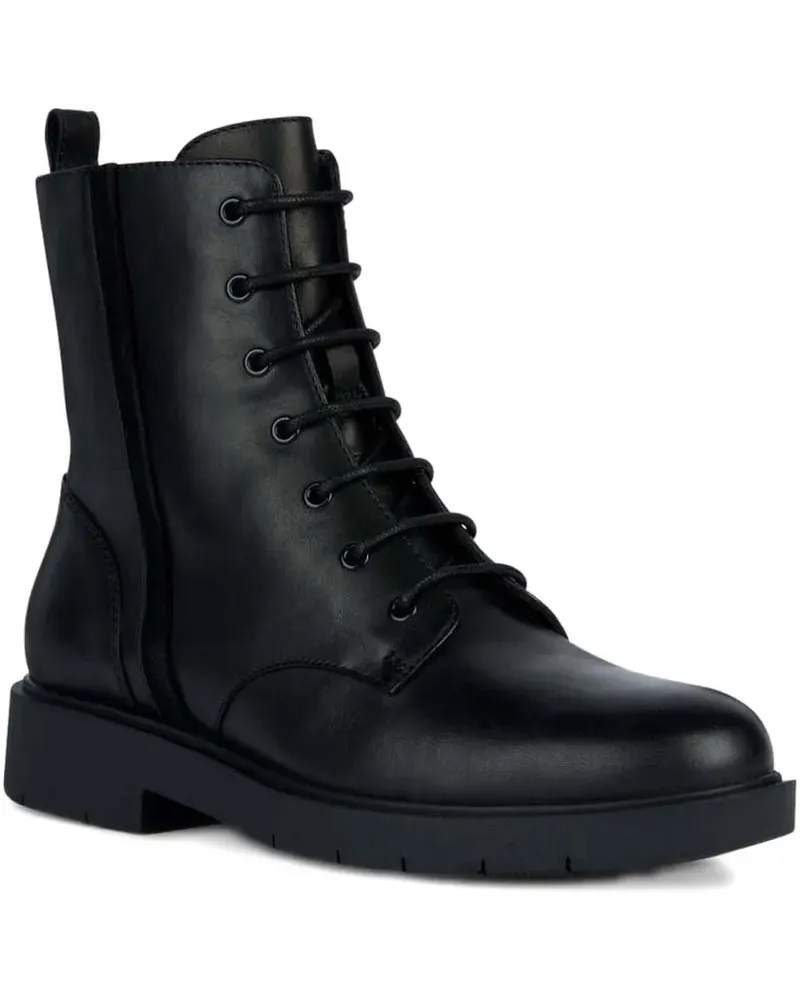 Geox Spherica Ec1 Stiefel mit Reißverschluss - Schwarz Schwarz