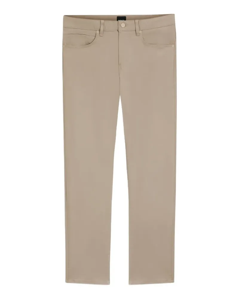 HUGO BOSS Delaware Slim-Fit-Hose aus ausbleichfestem Twill - Nude Nude
