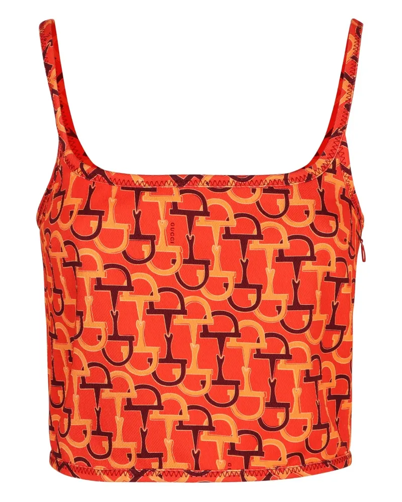 Gucci Oberteil mit Print - Orange Orange