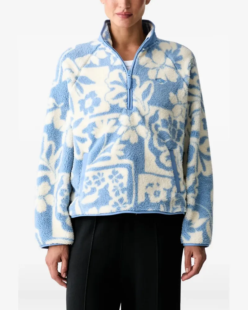 Rip Curl floral-print sweater - Blau Blau
