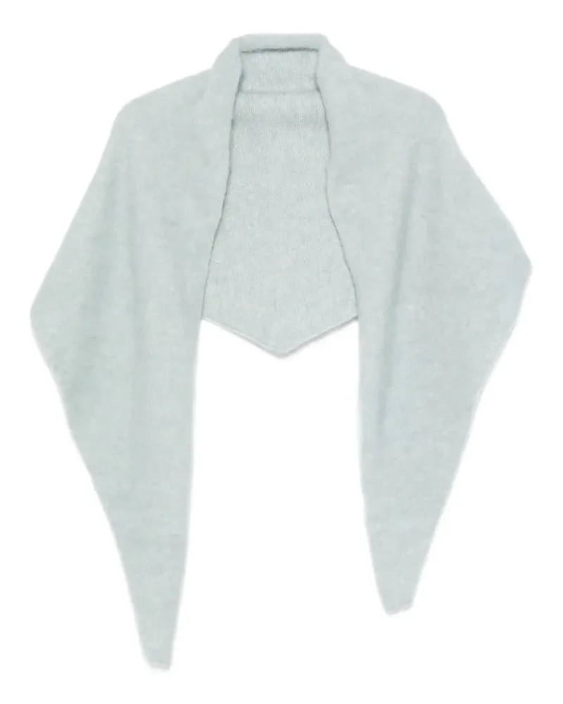 TELA Schal im Triangel-Design - Blau Blau