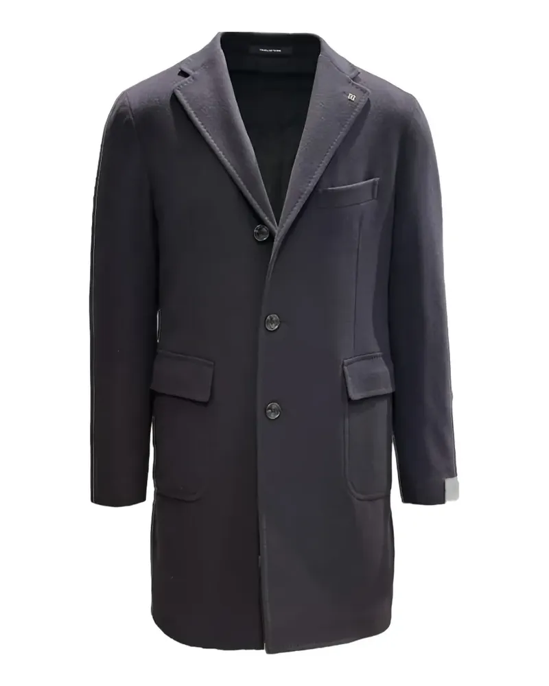 Tagliatore single-breasted notched-lapels coat - Blau Blau