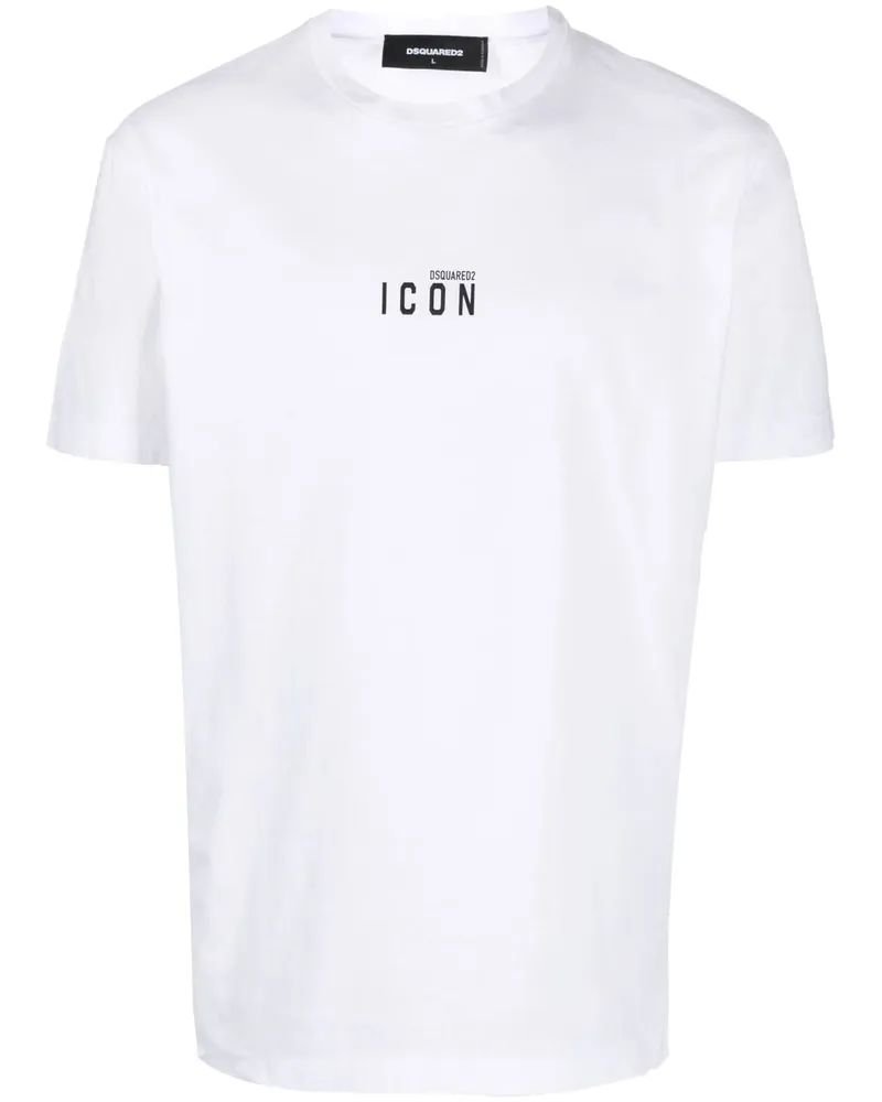 Dsquared2 T-Shirt mit Logo-Print - Weiß Weiß