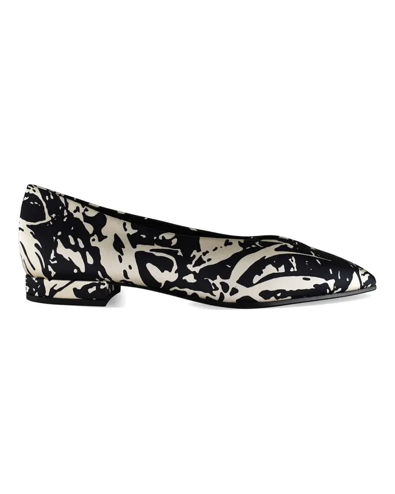 Loro Piana Rebecca printed ballet flats - Schwarz Schwarz