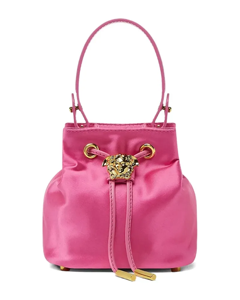 Versace Mini La Medusa Beuteltasche mit Kordelzug - Rosa Rosa