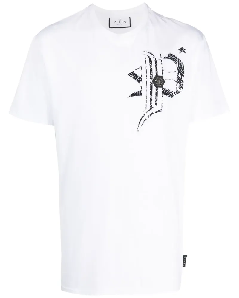 Philipp Plein Gothic Plein T-Shirt - Weiß Weiß