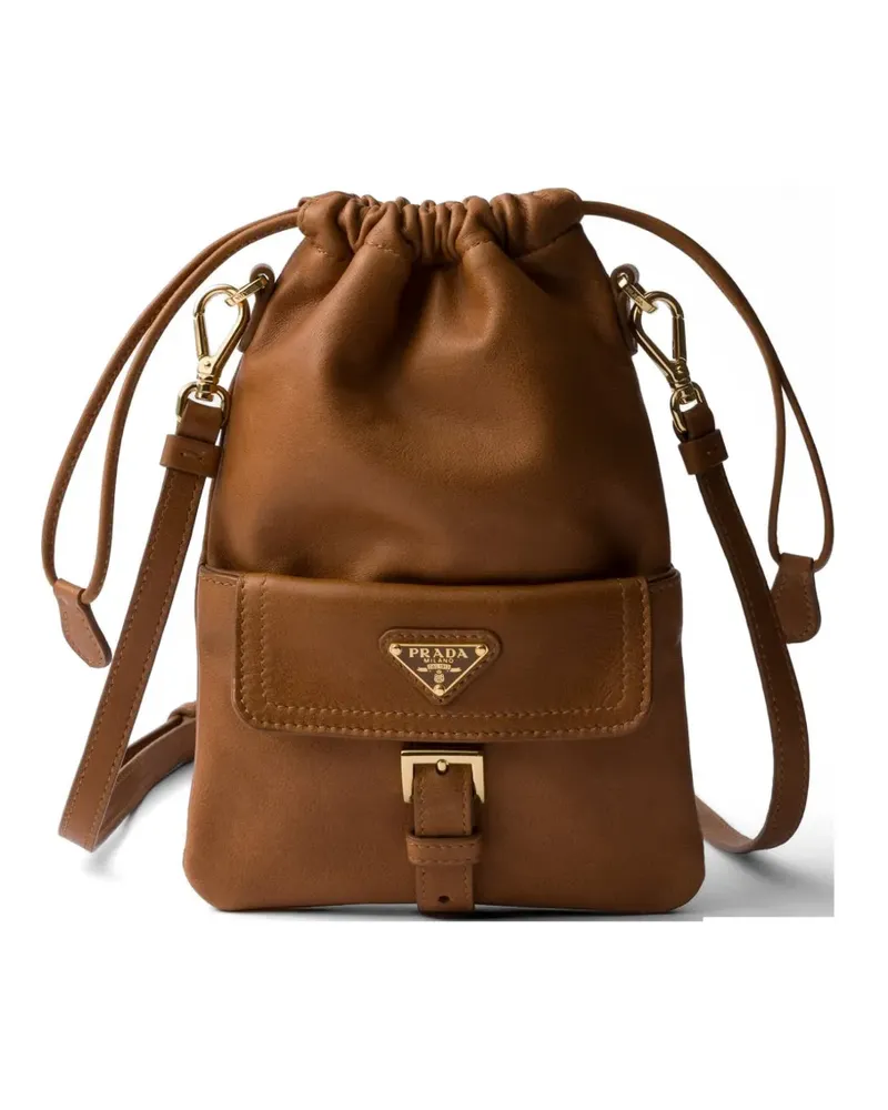 Prada nappa-leather pouch - Braun Braun