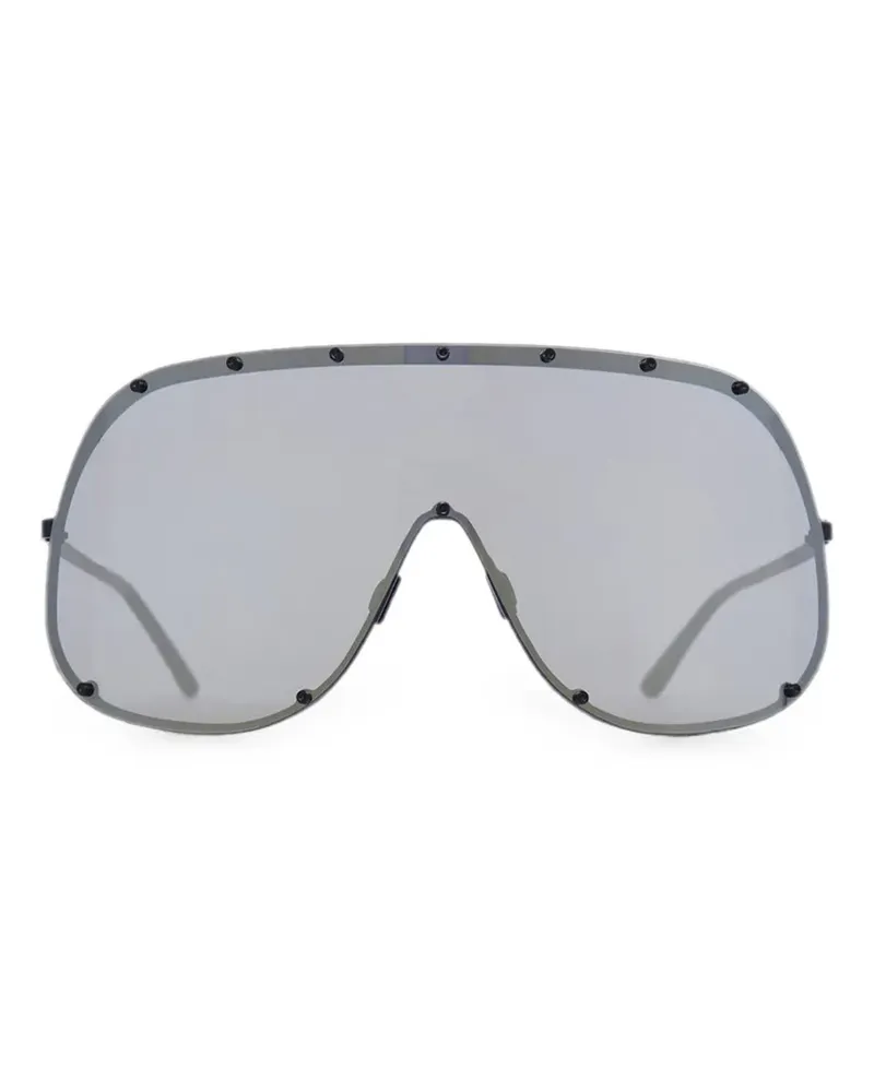 Rick Owens Shield sunglasses - Schwarz Schwarz